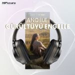 HiFuture FutureTour Pro Bluetooth 5.2 Hybrid ANC Kablosuz Kulak Üstü Kulaklık - Görsel 4