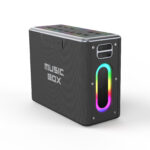 HiFuture MusicBox Bluetooth 100W TWS Çift Mikrofonlu Taşınabilir Karaoke Sistemi Kablosuz Hoparlör Siyah - Görsel 11