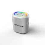 HiFuture Vocalist 100 Kablosuz Bluetooth 25W RGB TWS Mikrofonlu Taşınabilir Karaoke Sistemi Hoparlör Gümüş - Görsel 3