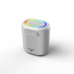 HiFuture Vocalist 100 Kablosuz Bluetooth 25W RGB TWS Mikrofonlu Taşınabilir Karaoke Sistemi Hoparlör Gümüş - Görsel 5