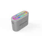 HiFuture Vocalist 200 Bluetooth RGB 100W Mikrofonlu Taşınabilir Karaoke Sistemi Kablosuz Hoparlör Gümüş - Görsel 2