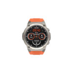 HiFuture FutureGo Mix2 Bluetooth 5.2 AMOLED Ekran 1.43 inç 36mm Akıllı Saat Turuncu