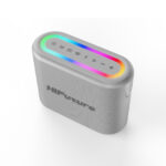 HiFuture Vocalist 300 Bluetooth 150W RGB Mikrofonlu Taşınabilir Karaoke Sistemi Kablosuz Hoparlör Gümüş - Görsel 2