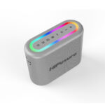 HiFuture Vocalist 300 Bluetooth 150W RGB Mikrofonlu Taşınabilir Karaoke Sistemi Kablosuz Hoparlör Gümüş - Görsel 3