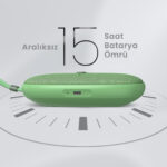 HiFuture ASCENDO Bluetooth 5.3 20W Ses Gücü IPX7 Su Geçirmez Stereo Taşınabilir Kablosuz TWS Hoparlör Latte - Görsel 5